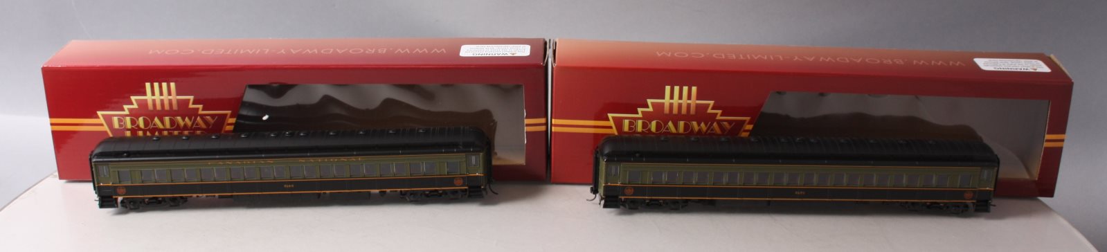 Broadway Limited 6448 HO Canadian National 80' Passenger Coach Set A (Set of 2)
