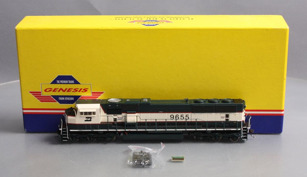 Athearn G6433 HO Scale Burlington Northern SD-70MAC Diesel Locomotive #9655 NIB
