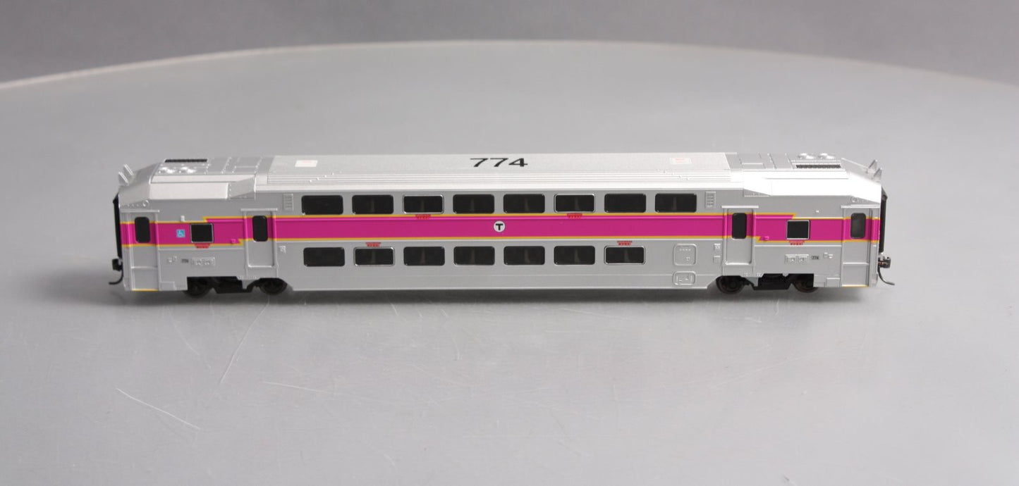 Atlas 20004852 HO Scale Modern Commuter Trains Multi-Level Trailer Car #774