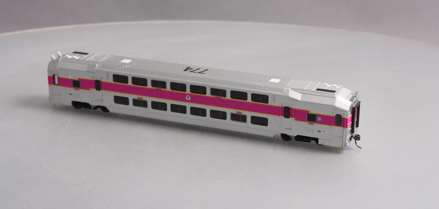 Atlas 20004852 HO Scale Modern Commuter Trains Multi-Level Trailer Car #774