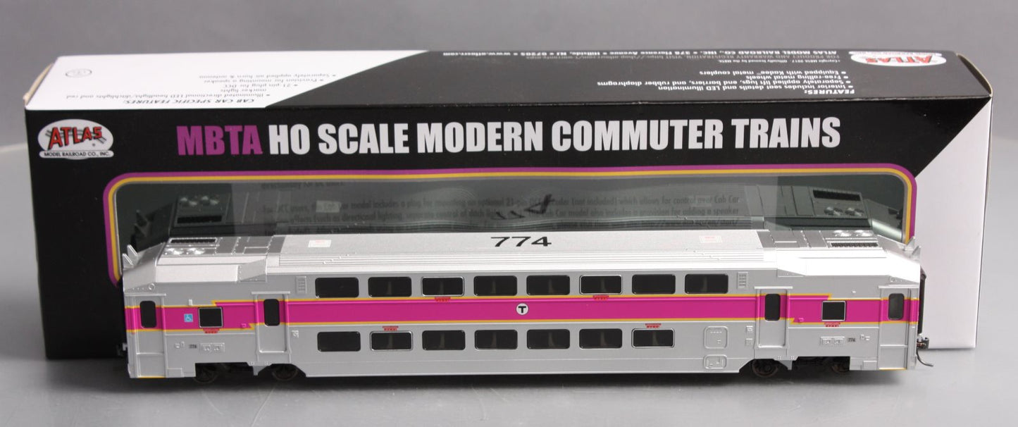 Atlas 20004852 HO Scale Modern Commuter Trains Multi-Level Trailer Car #774