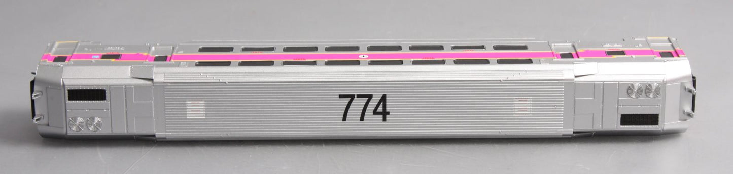 Atlas 20004852 HO Scale Modern Commuter Trains Multi-Level Trailer Car #774