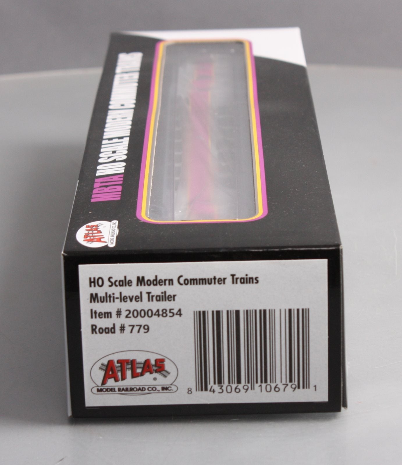 Atlas 20004854 HO Scale Modern Commuter Trains Multi-Level Trailer Car #779