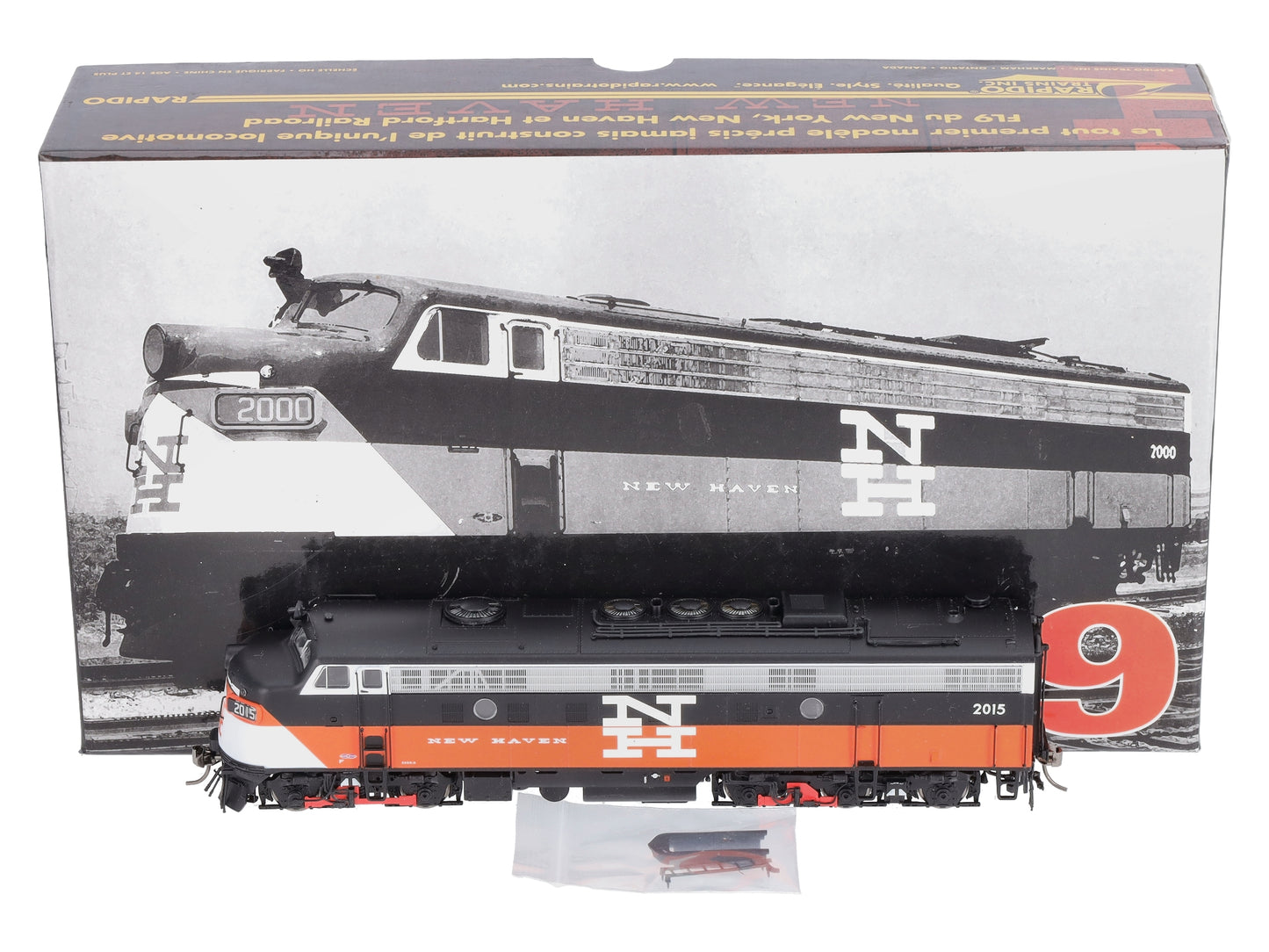 Rapido Trains 14513 HO New Haven EMD FL9 with LokSound & DCC #2015