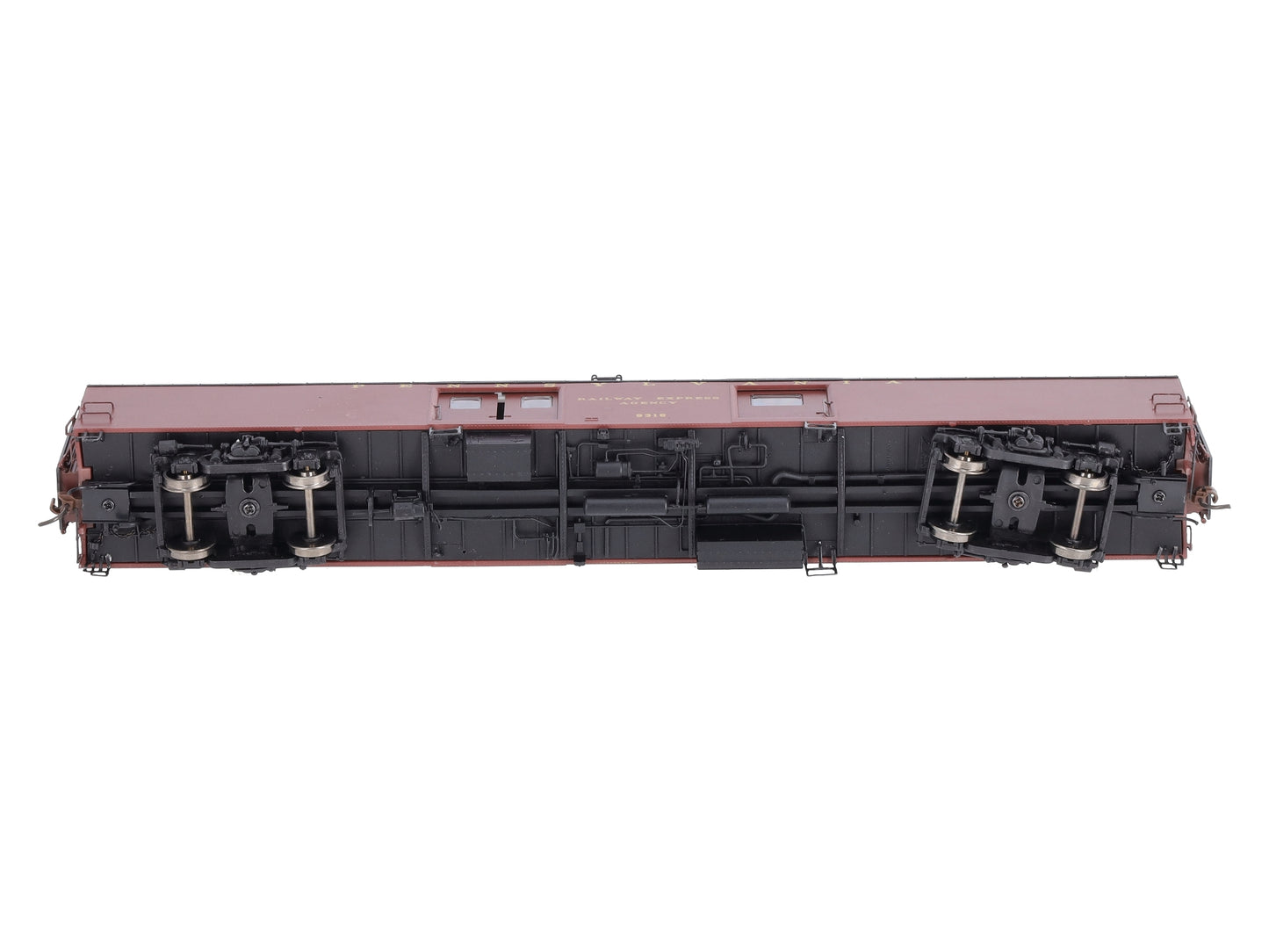 Rapido Trains 106071 HO Scale Pennsylvania 73' 6" Smooth Side Baggage #9316