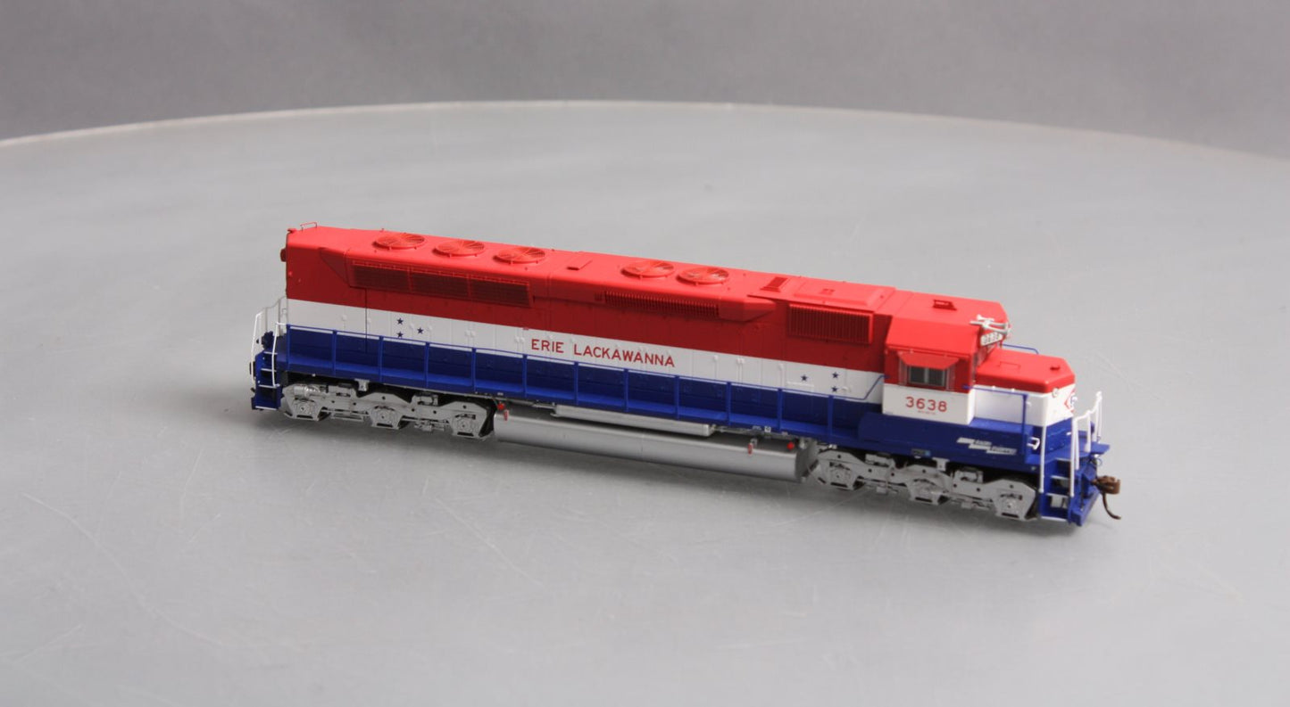 Athearn G63586 HO Scale Erie Lackawanna Railway SDP45 Diesel Engine #3638