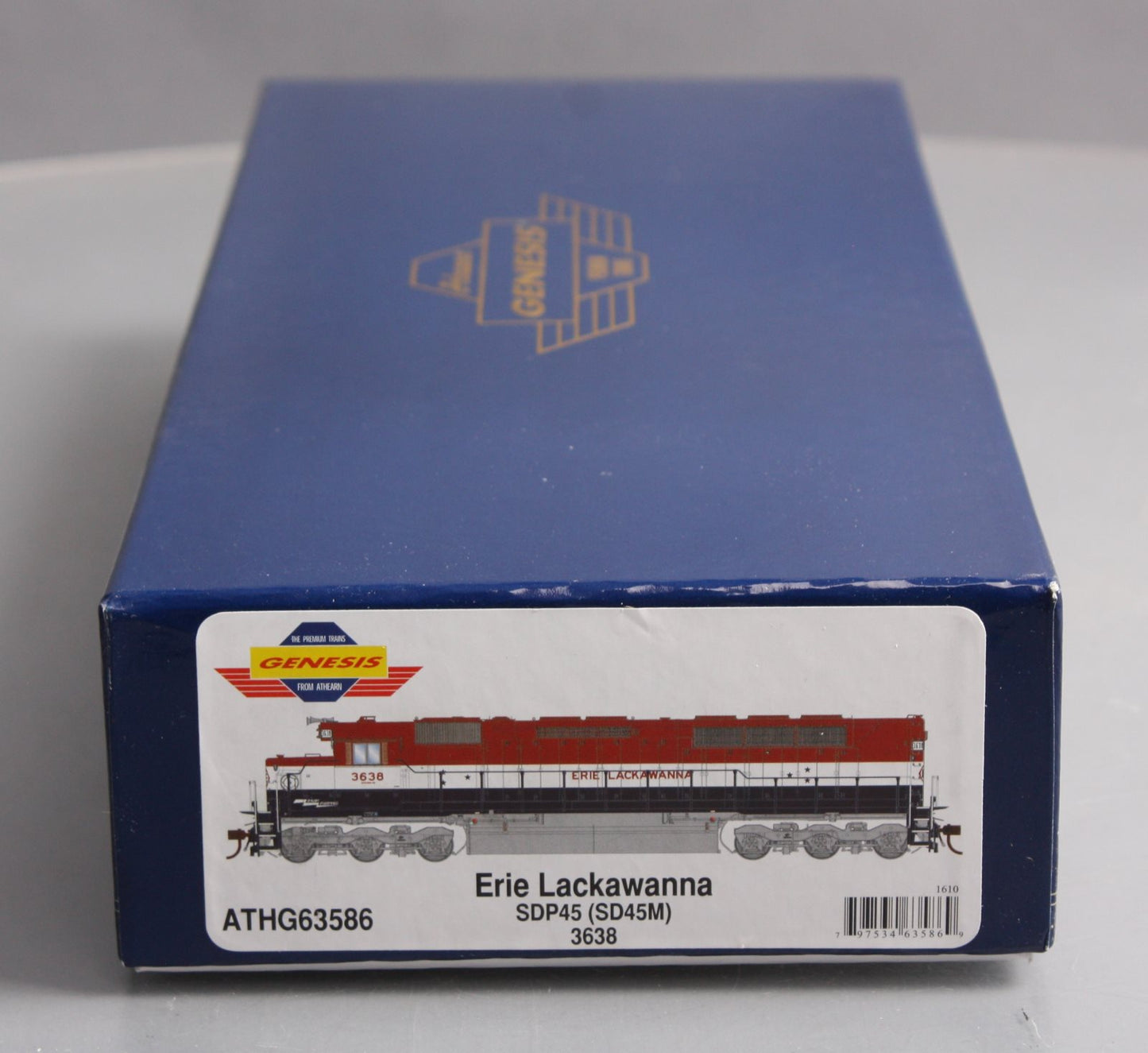 Athearn G63586 HO Scale Erie Lackawanna Railway SDP45 Diesel Engine #3638
