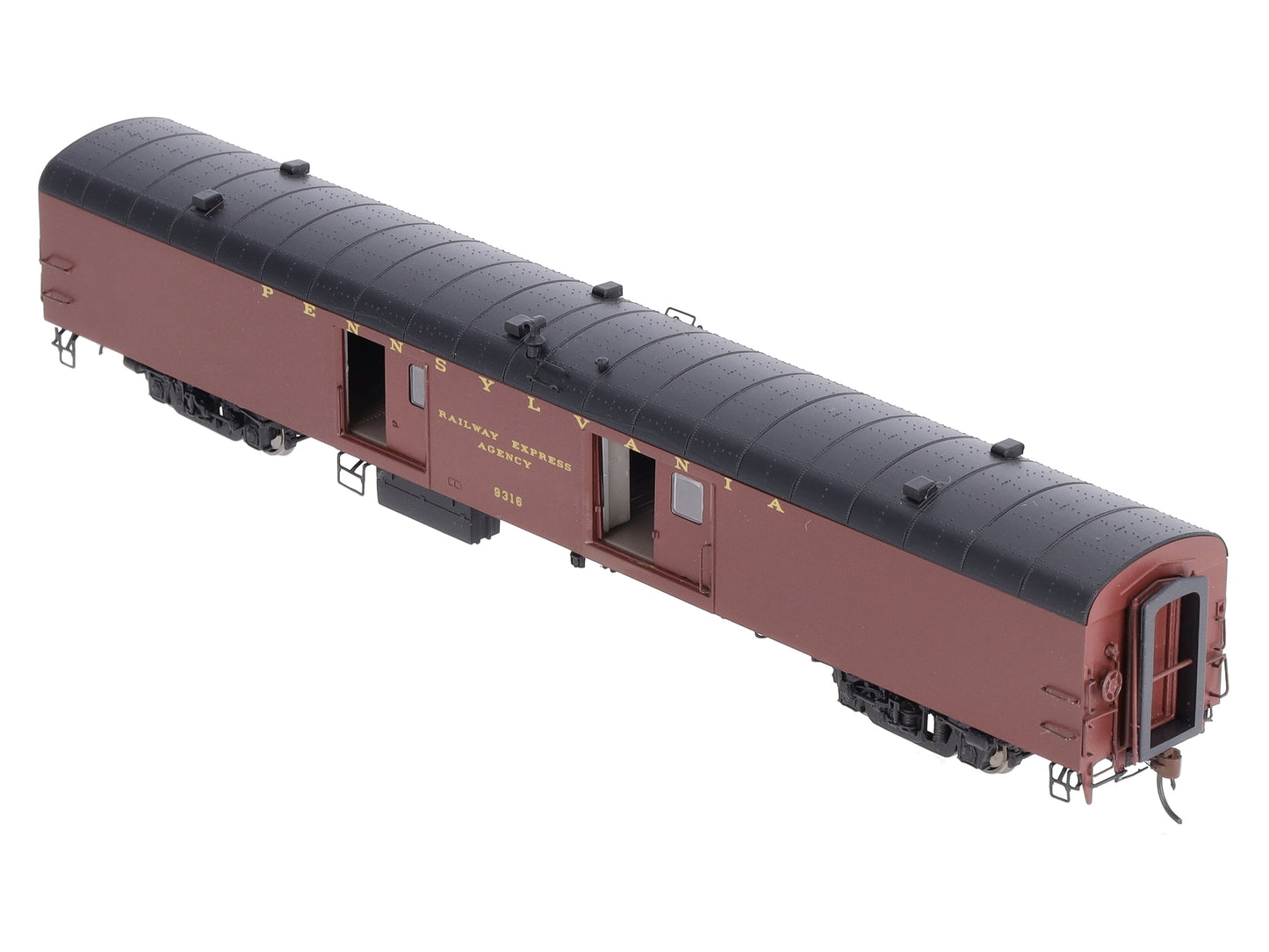 Rapido Trains 106071 HO Scale Pennsylvania 73' 6" Smooth Side Baggage #9316