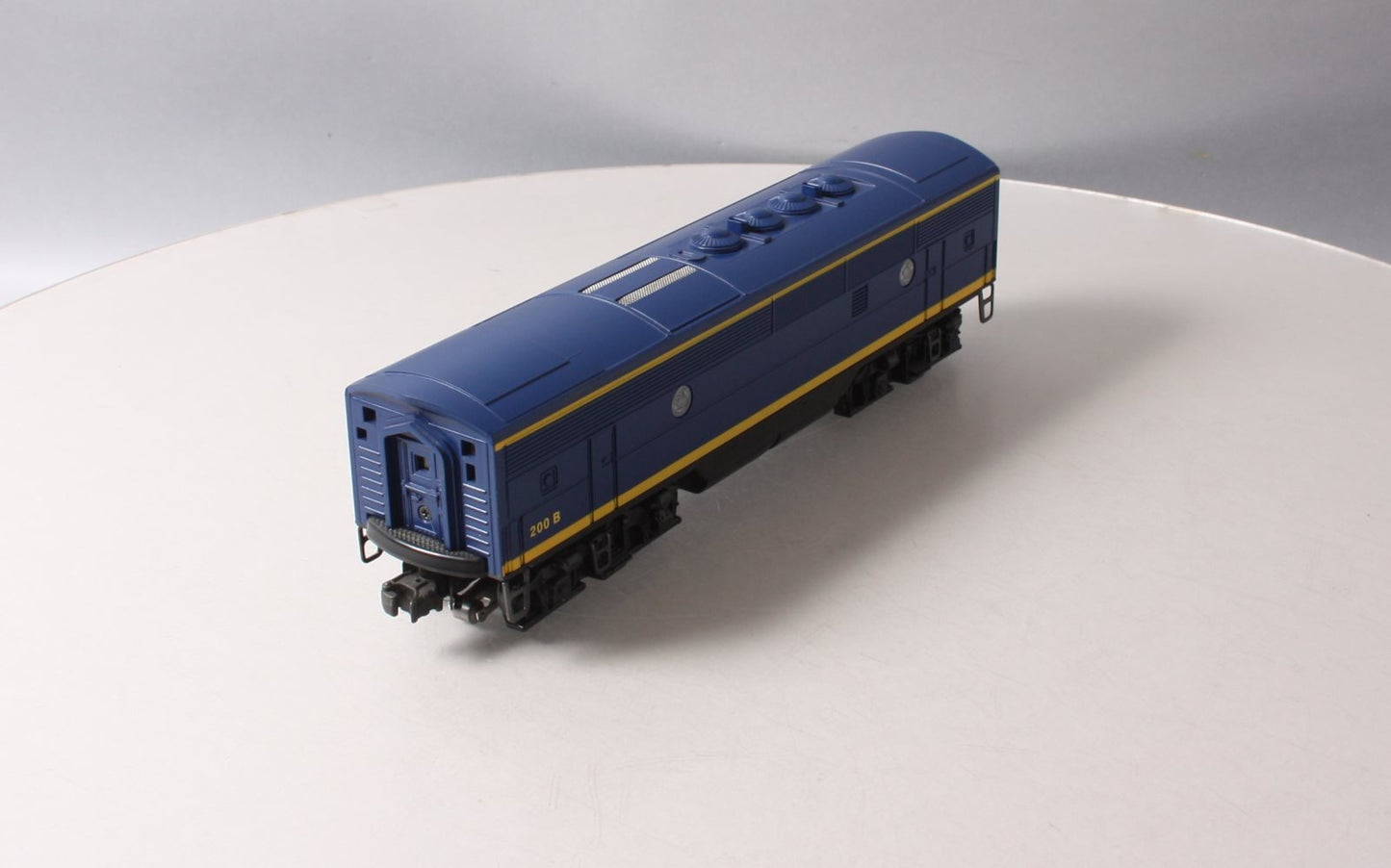 Lionel 6-18122 O Santa Fe F3 Blue/Yellow Non-Powered Diesel B-Unit w/RS II #200B LN/Box