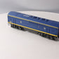 Lionel 6-18122 O Santa Fe F3 Blue/Yellow Non-Powered Diesel B-Unit w/RS II #200B LN/Box