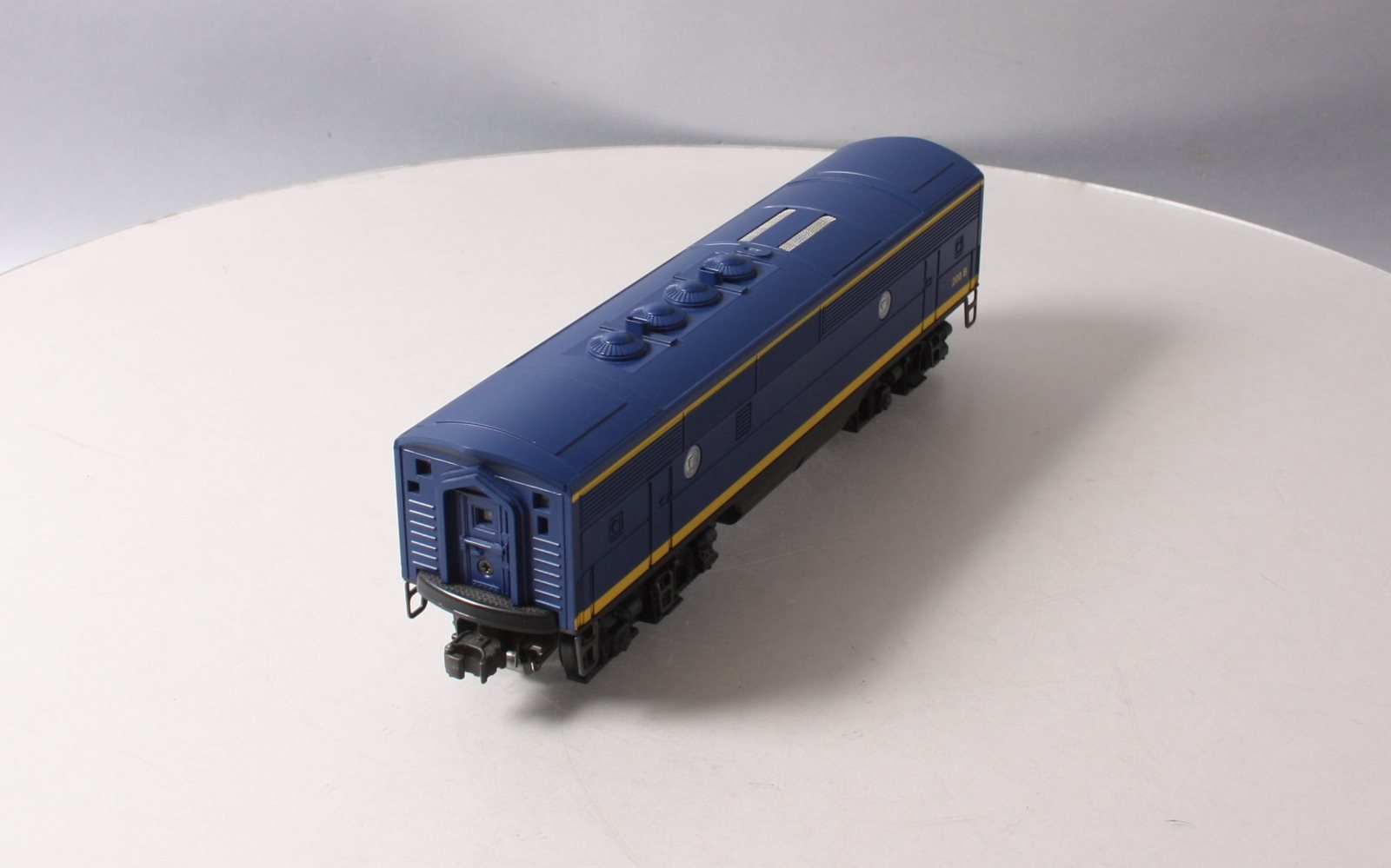 Lionel 6-18122 O Santa Fe F3 Blue/Yellow Non-Powered Diesel B-Unit w/RS II #200B NIB