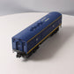 Lionel 6-18122 O Santa Fe F3 Blue/Yellow Non-Powered Diesel B-Unit w/RS II #200B LN/Box