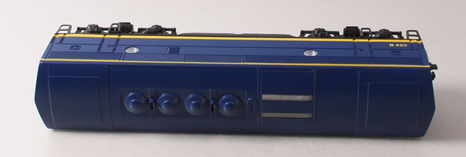 Lionel 6-18122 O Santa Fe F3 Blue/Yellow Non-Powered Diesel B-Unit w/RS II #200B LN/Box