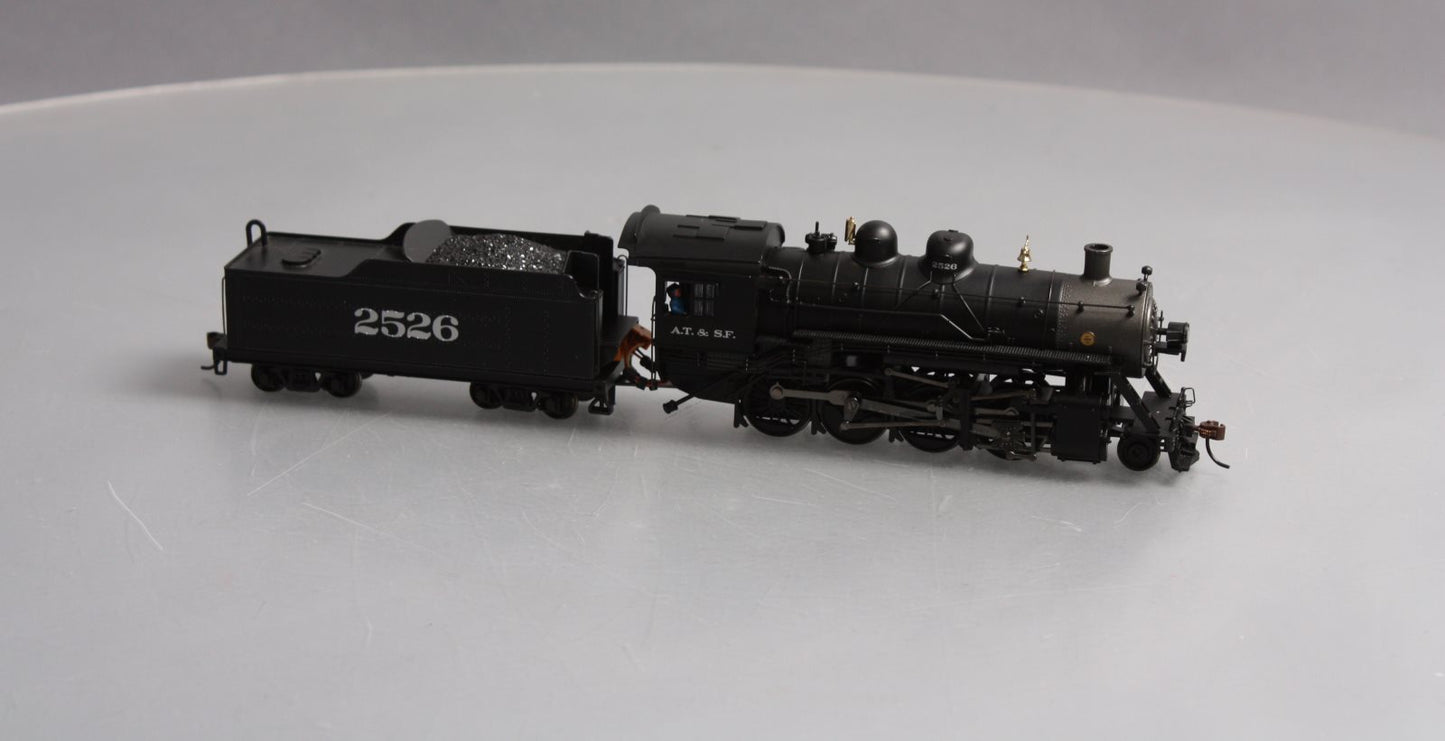 Bachmann 83605 HO Santa Fe 2-8-0 Steam Locomotive & Tender #2526 w/DCC EX/Box