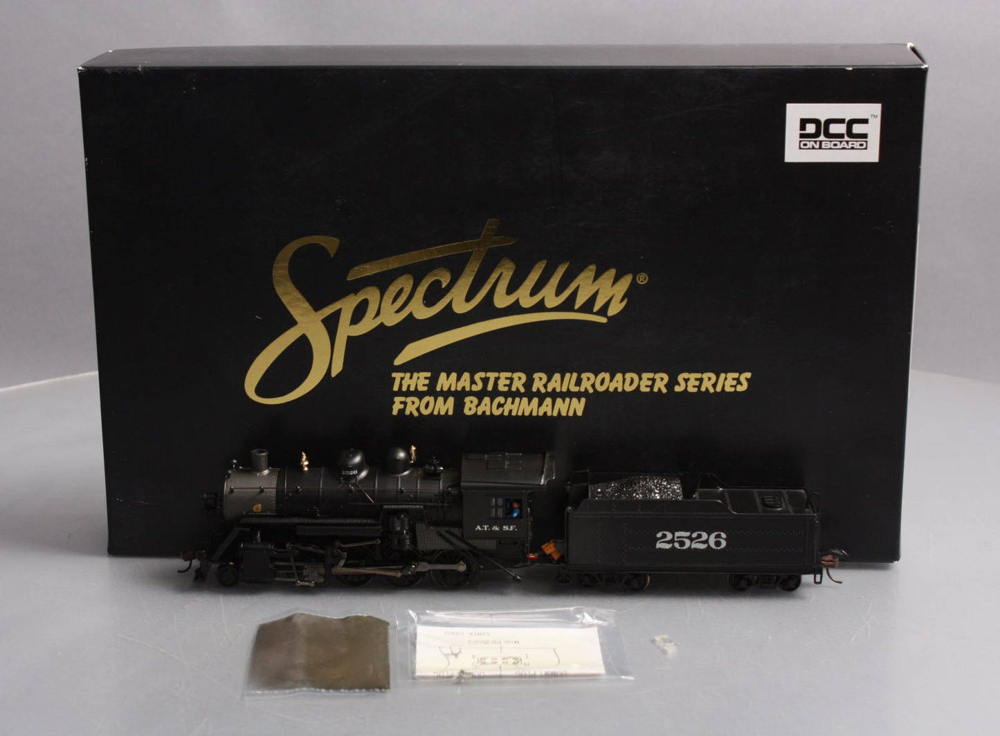 Bachmann 83605 HO Santa Fe 2-8-0 Steam Locomotive & Tender #2526 w/DCC EX/Box