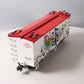 USA Trains R13022 G 2004 Christmas Refrigerator Car - Plastic Wheels LN/Box