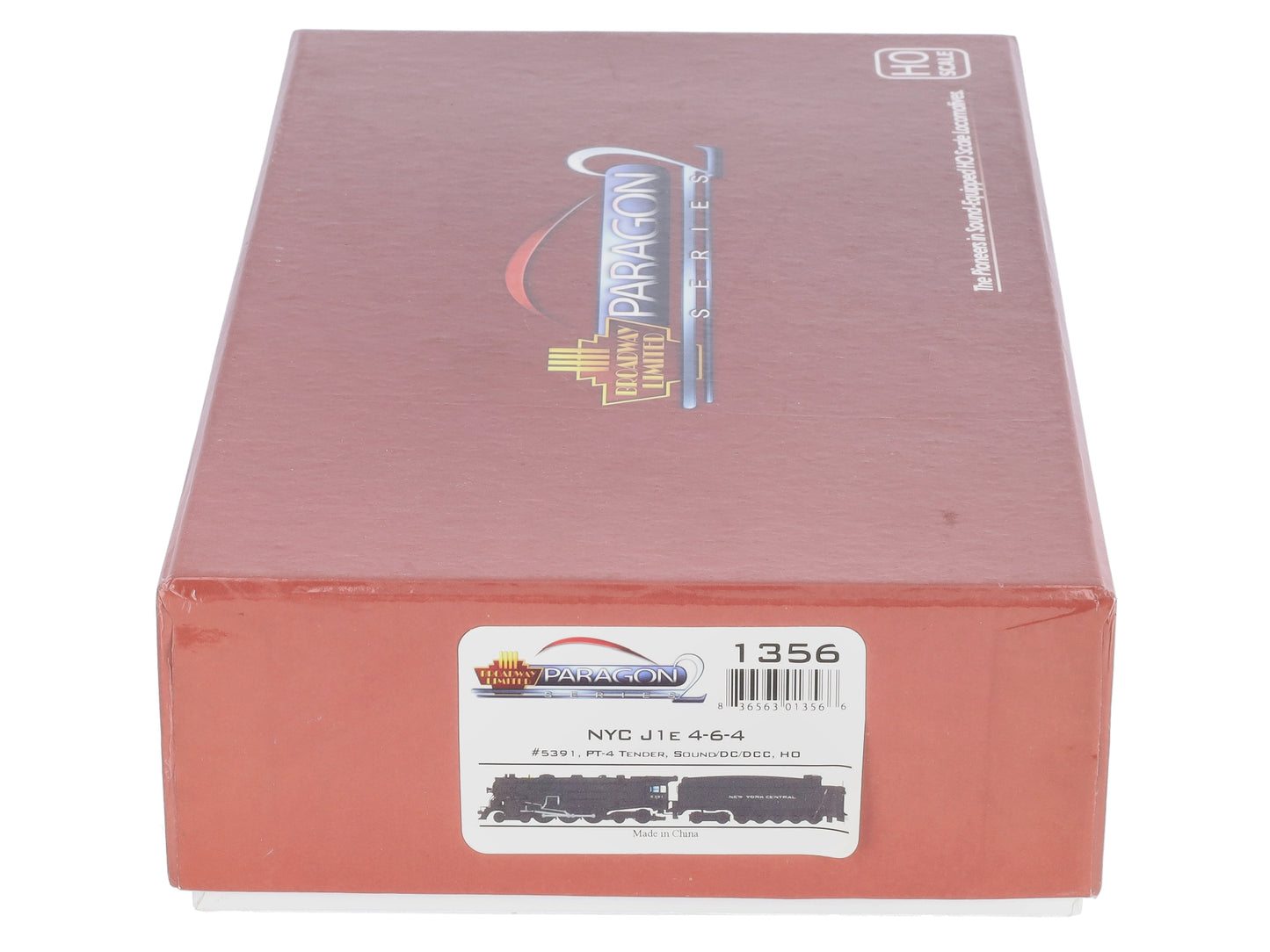 Broadway Limited 1356 HO NYC J1e 4-6-4 Steam Locomotive with PT-4 Tender #5391