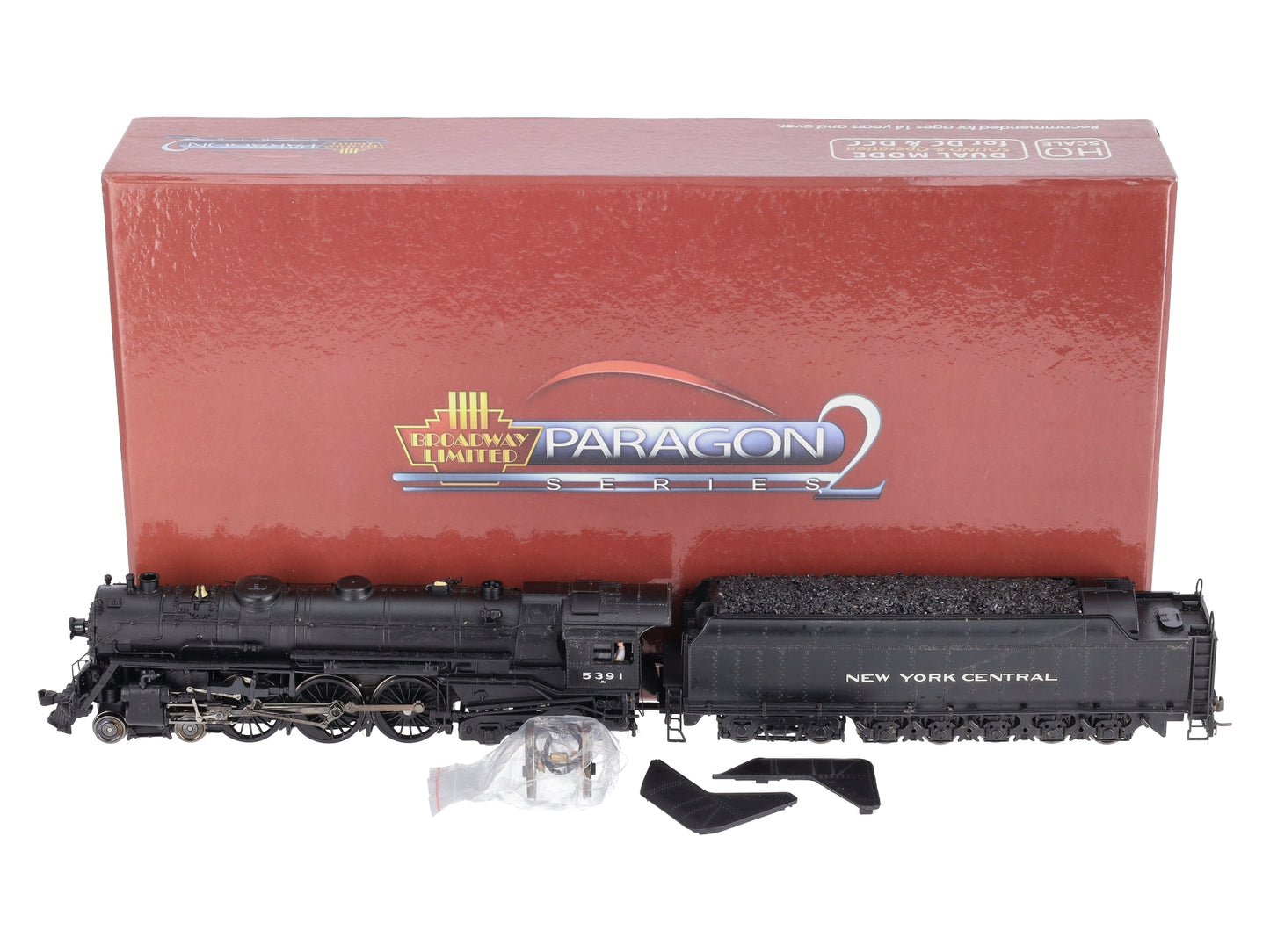 Broadway Limited 1356 HO NYC J1e 4-6-4 Steam Locomotive with PT-4 Tender #5391