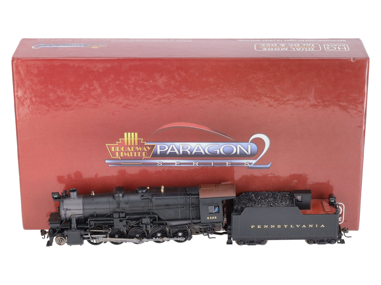 Broadway Limited 2484 HO Pennsylvania I1sa 2-10-0 with 90F82 Short Tender #4326