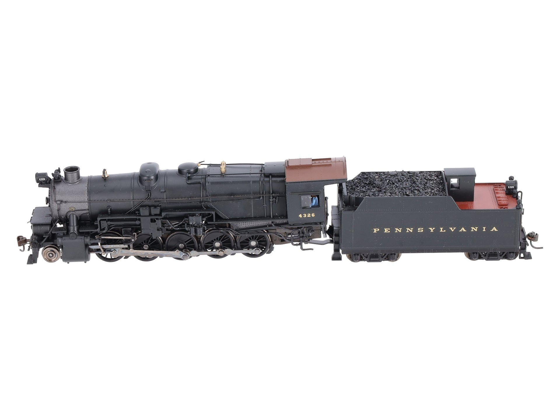 Broadway Limited 2484 HO Pennsylvania I1sa 2-10-0 with 90F82 Short Tender #4326