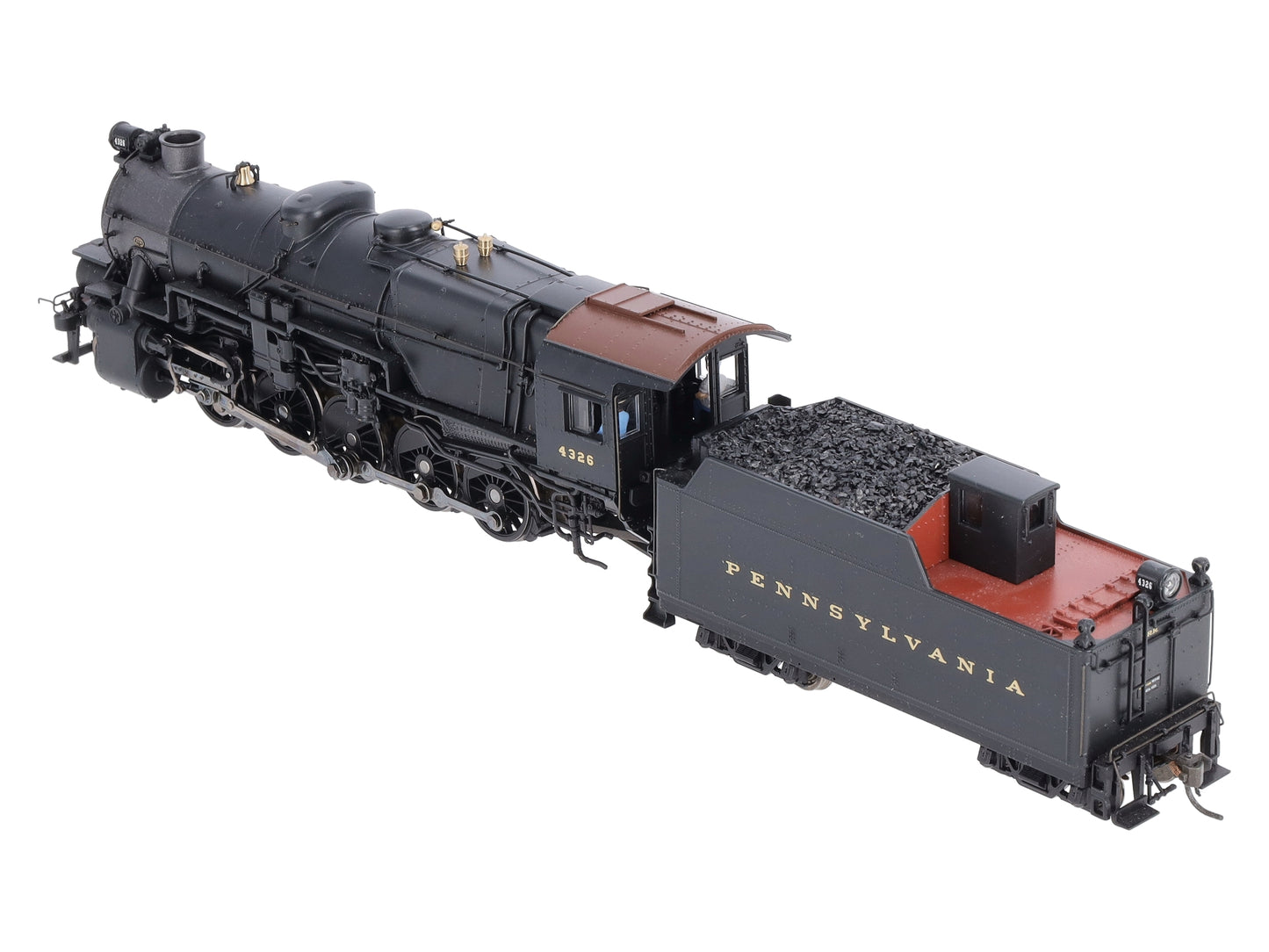 Broadway Limited 2484 HO Pennsylvania I1sa 2-10-0 with 90F82 Short Tender #4326