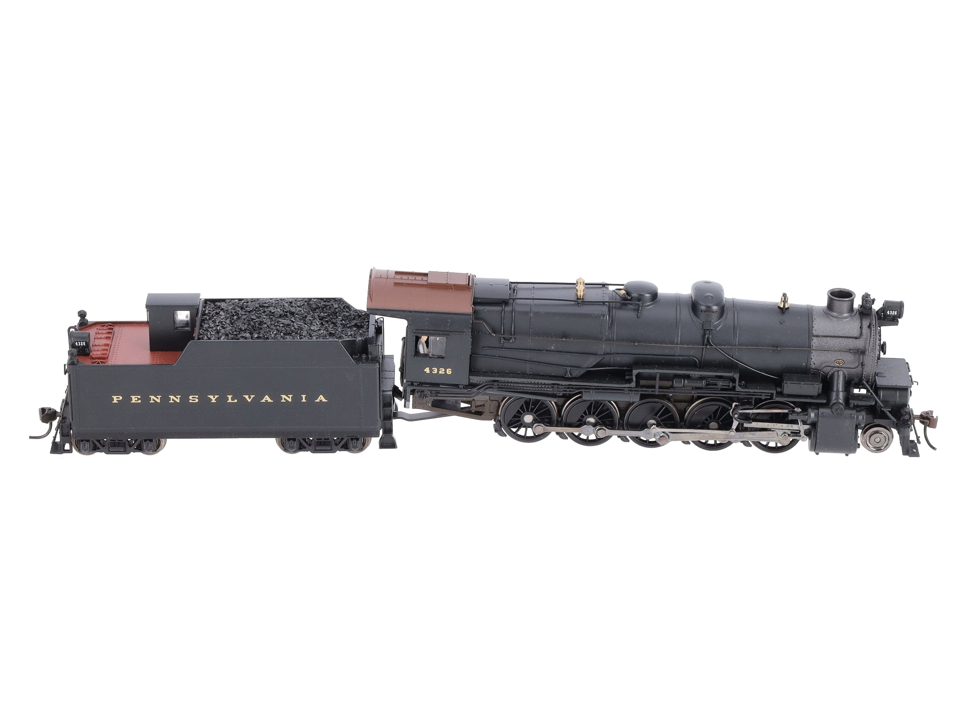 Broadway Limited 2484 HO Pennsylvania I1sa 2-10-0 with 90F82 Short Tender #4326
