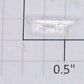 Lionel 2344-10 Left Hand Clear Raised Number Marker Lens/Numberboard