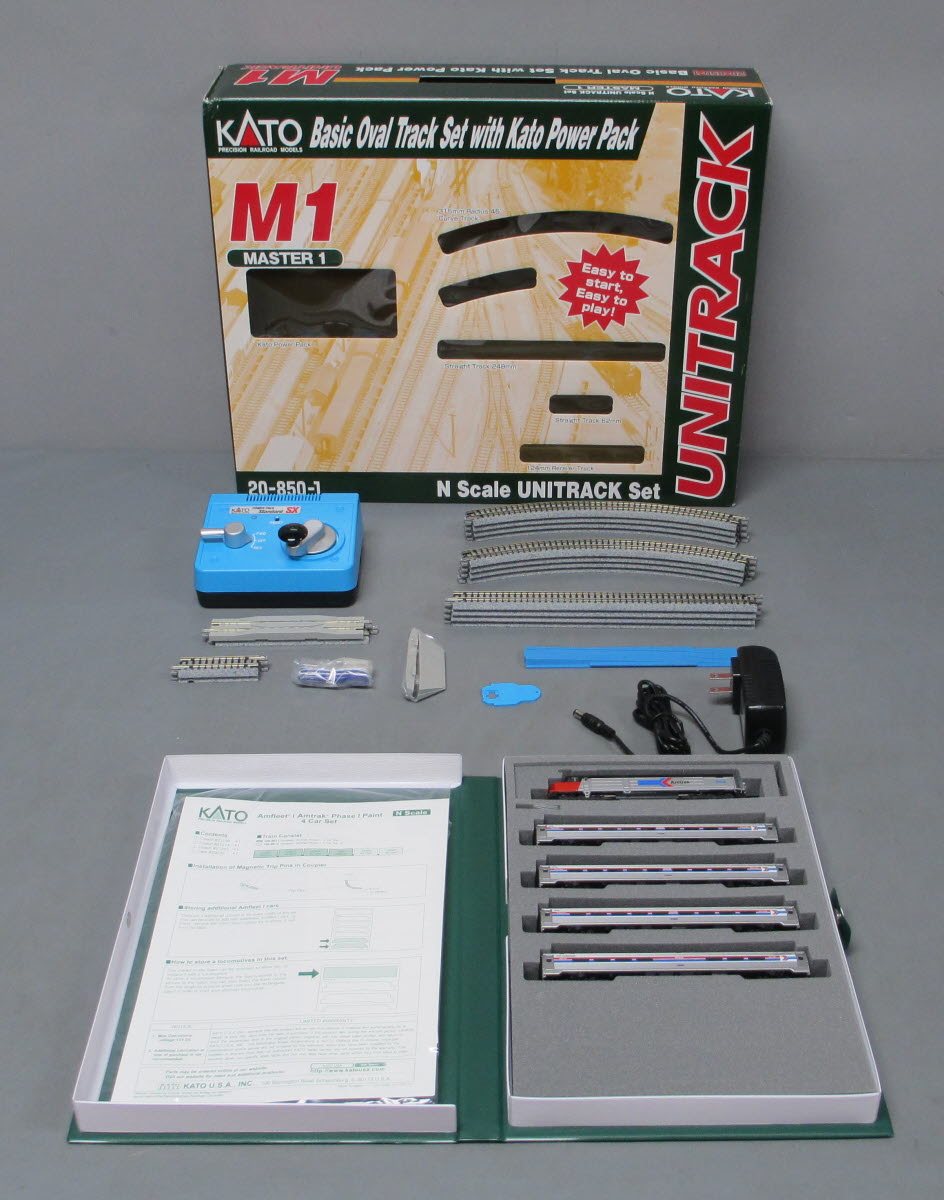 Kato 106-0043 Amtrak EMD SDP40F N Gauge Diesel Starter Train Set