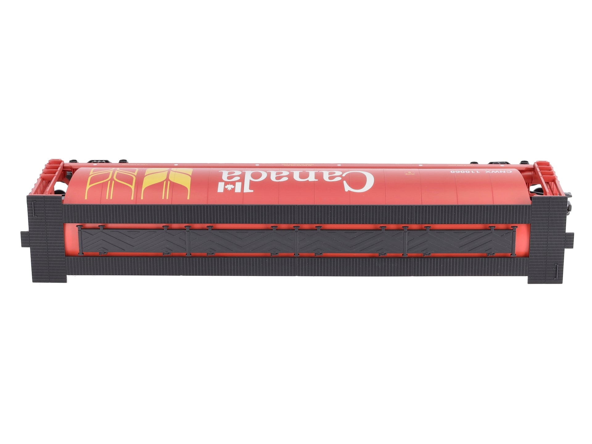 MTH 20-97400 O Gauge Canada 4-Bay Cylindrical Grain Hopper #110060 LN