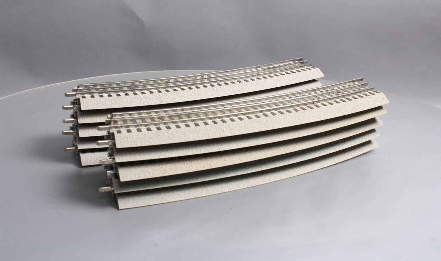 Lionel 6-12041 O Gauge FasTrack O72 Full Curve Track (10) LN