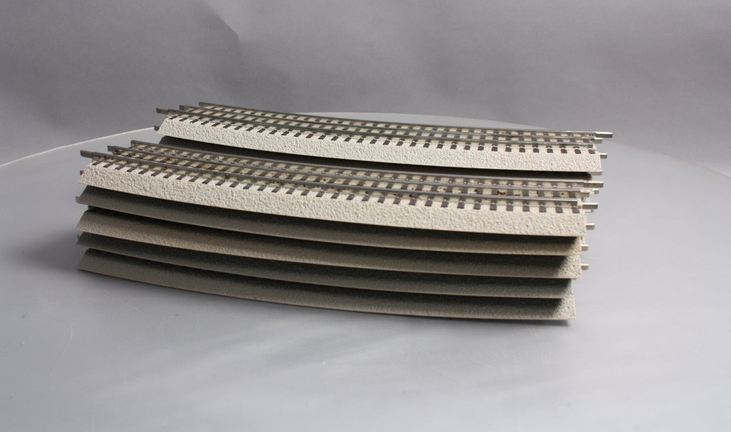 Lionel 6-12041 O Gauge FasTrack O72 Full Curve Track (10) LN
