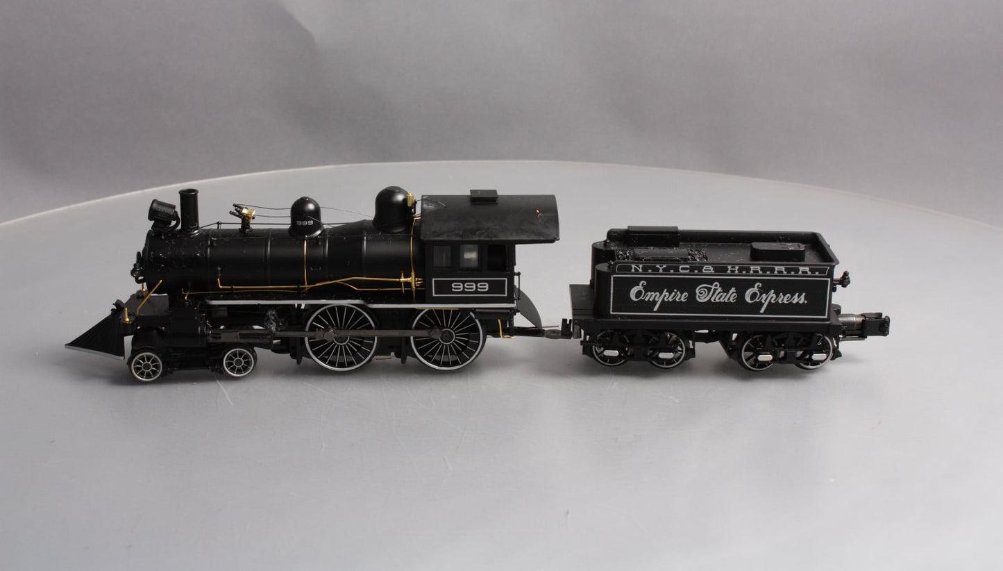 MTH 20-3386-1 NYC 4-4-0 Empire State Express Steam Engine w/PS 3.0 #999