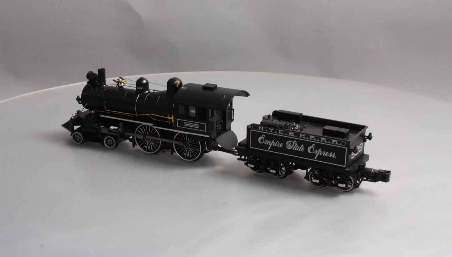 MTH 20-3386-1 NYC 4-4-0 Empire State Express Steam Engine w/PS 3.0 #999