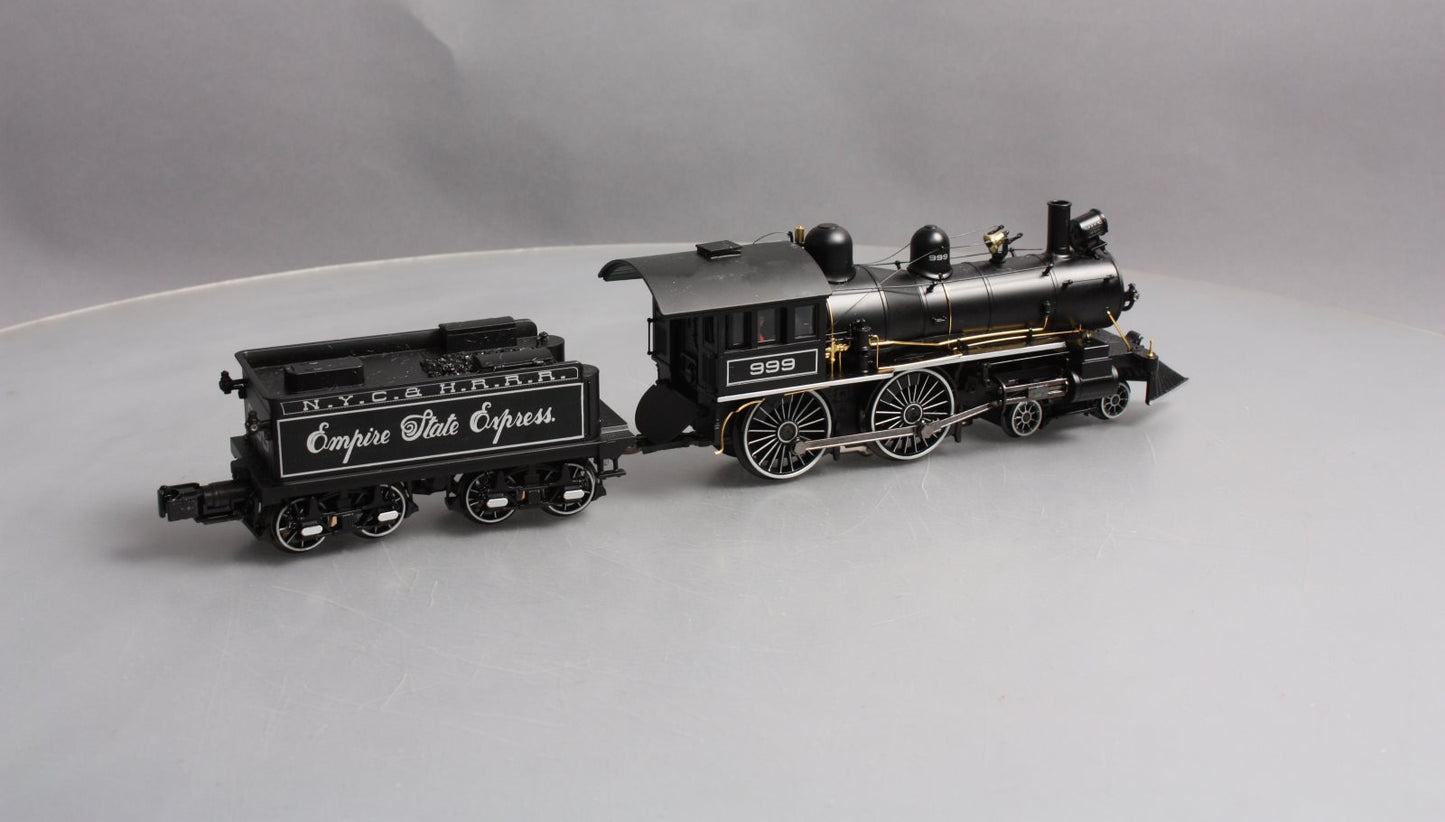MTH 20-3386-1 NYC 4-4-0 Empire State Express Steam Engine w/PS 3.0 #999