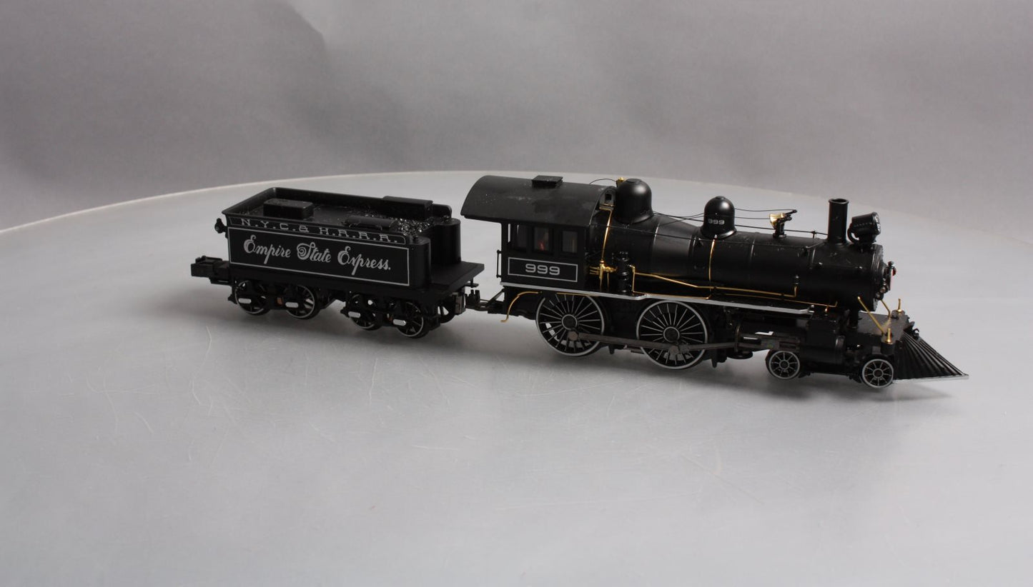 MTH 20-3386-1 NYC 4-4-0 Empire State Express Steam Engine w/PS 3.0 #999