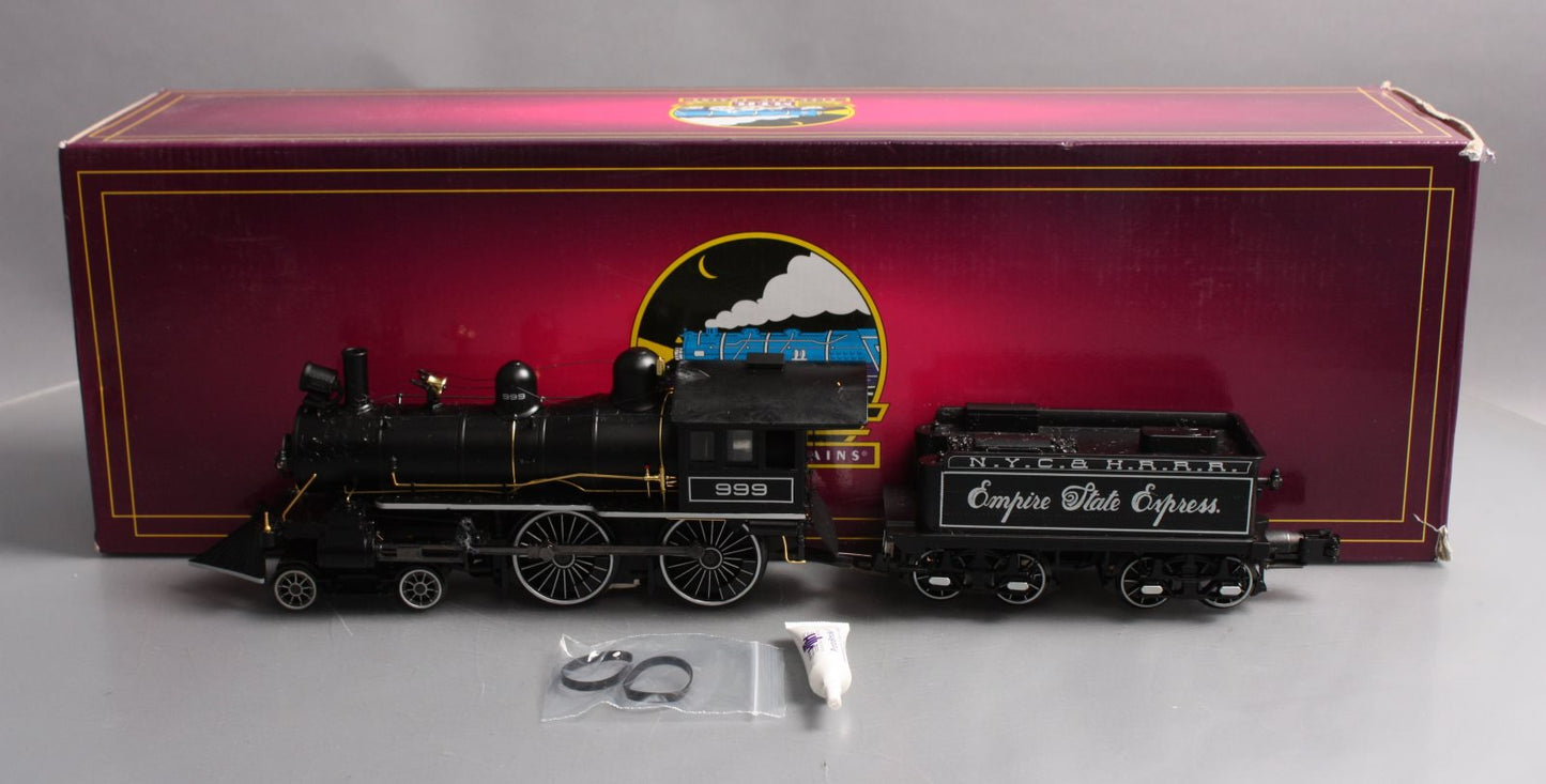 MTH 20-3386-1 NYC 4-4-0 Empire State Express Steam Engine w/PS 3.0 #999