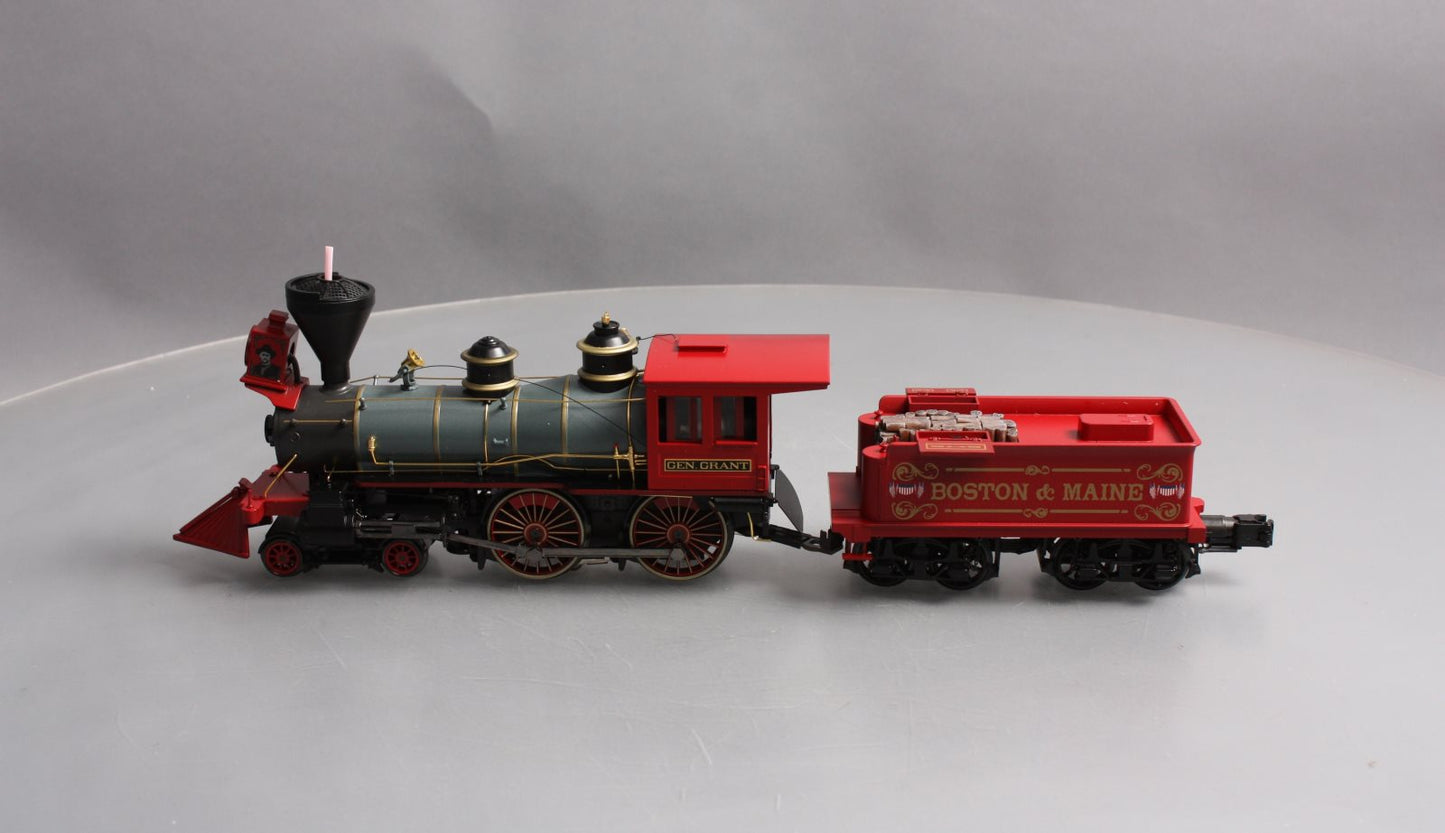 MTH 20-3393-1 Boston & Maine 4-4-0 American Hi-Rail Wheels Steam Loco w/PS3 #41