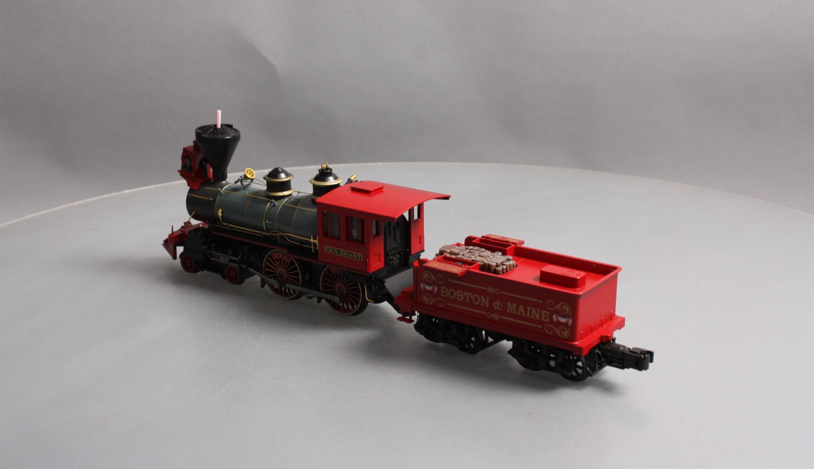 MTH 20-3393-1 Boston & Maine 4-4-0 American Hi-Rail Wheels Steam Loco w/PS3 #41