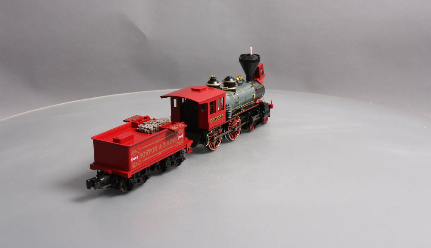 MTH 20-3393-1 Boston & Maine 4-4-0 American Hi-Rail Wheels Steam Loco w/PS3 #41