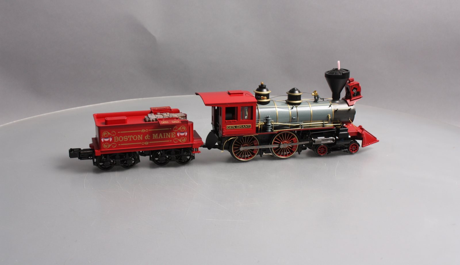 MTH 20-3393-1 Boston & Maine 4-4-0 American Hi-Rail Wheels Steam Loco w/PS3 #41