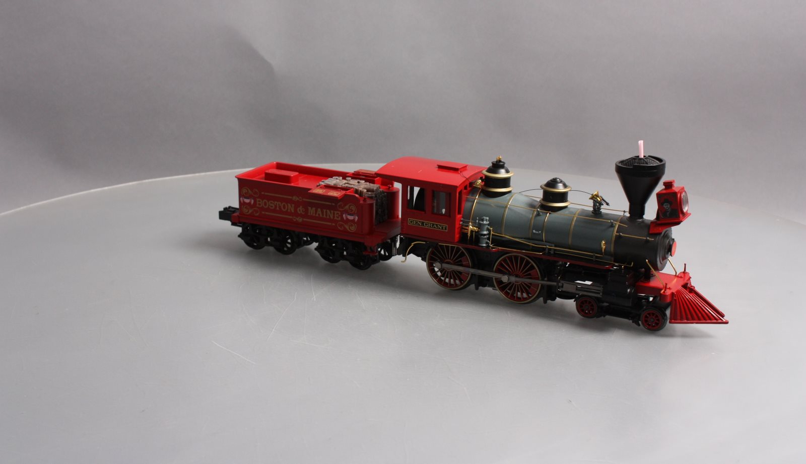 MTH 20-3393-1 Boston & Maine 4-4-0 American Hi-Rail Wheels Steam Loco w/PS3 #41