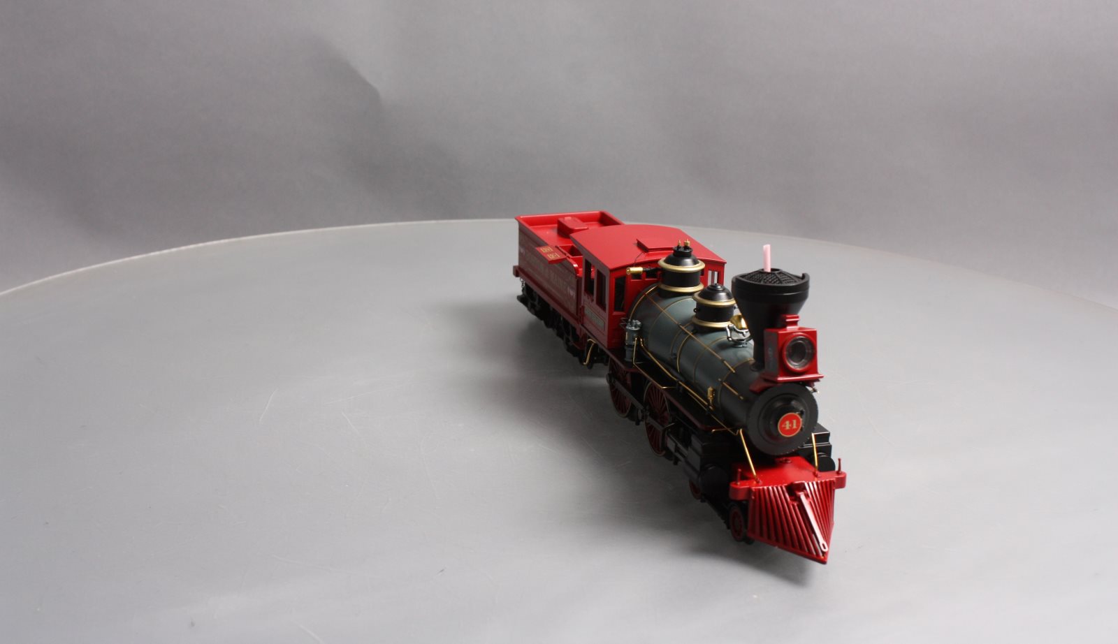 MTH 20-3393-1 Boston & Maine 4-4-0 American Hi-Rail Wheels Steam Loco w/PS3 #41