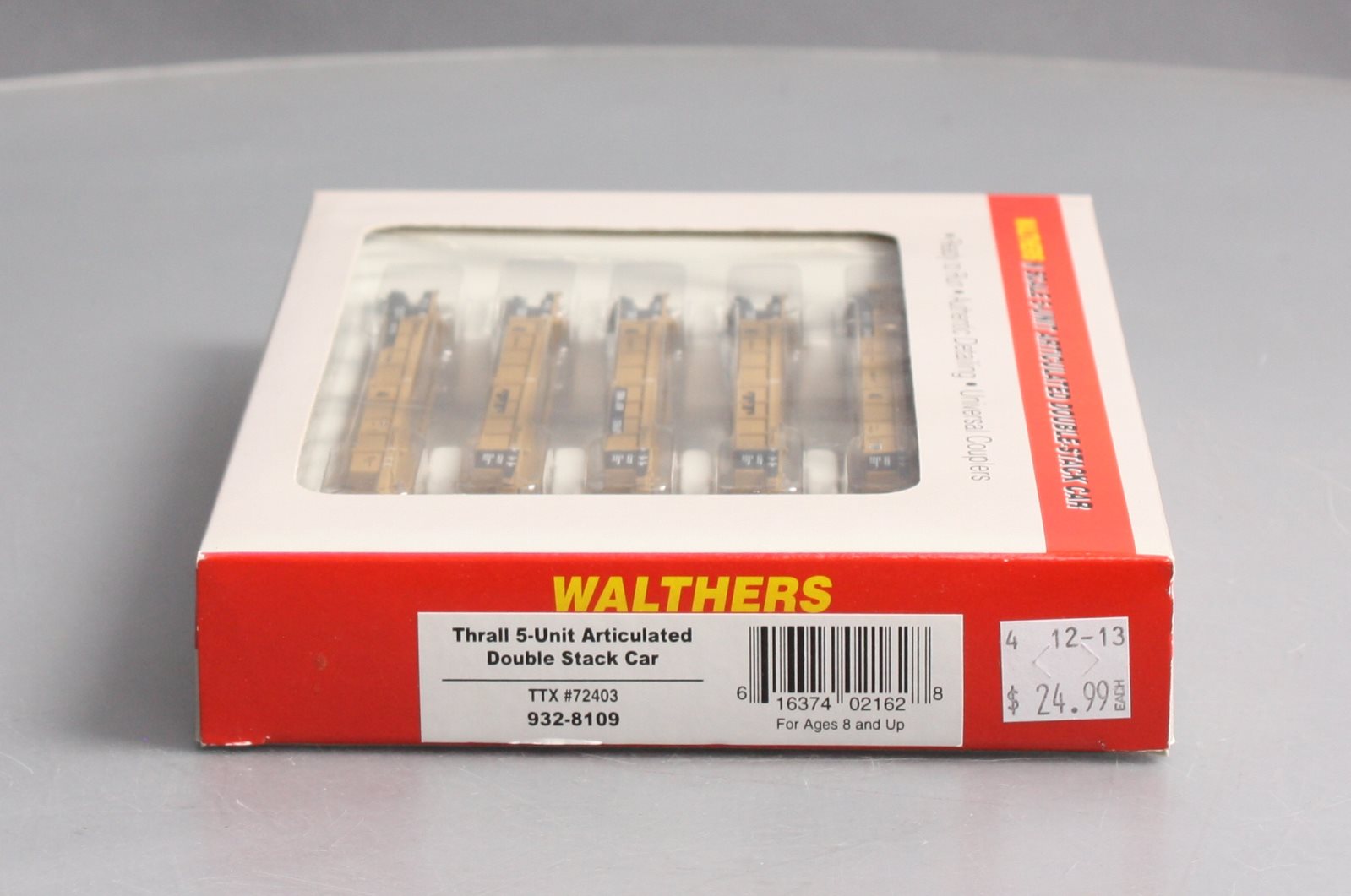 Walthers 932-8109 N Thrall 5-Unit Articulated Double Stack Car LN/Box
