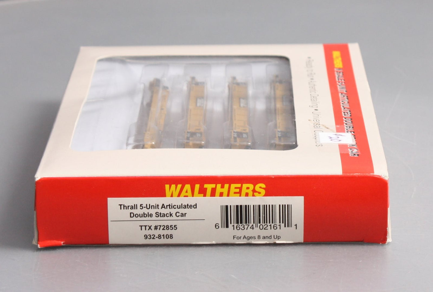 Walthers 932-8108 N Scale TTX 5-Unit Double Stack Car Set #72855 LN/Box