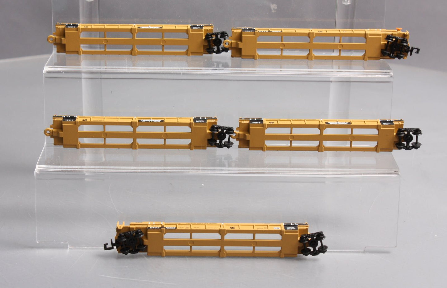 Walthers 932-8108 N Scale TTX 5-Unit Double Stack Car Set #72855 LN/Box