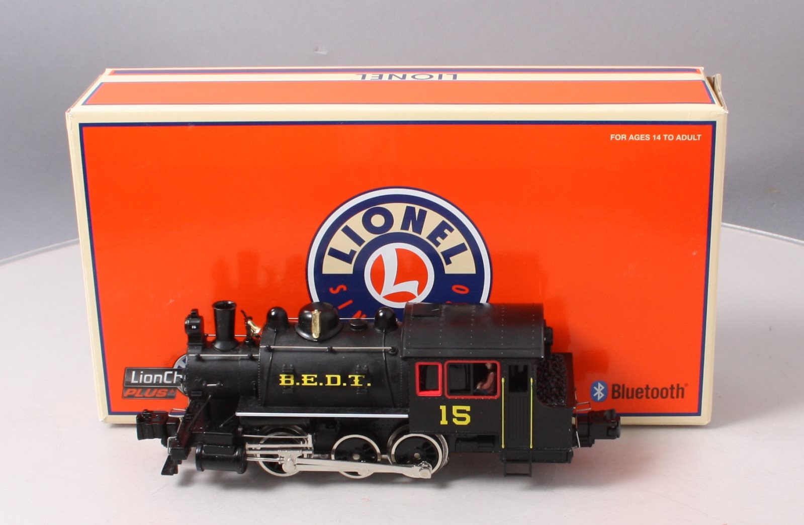 Lionel 2032020 O BEDT Lionchief Plus 2.0 0-6-0 T Steam Locomotive #15