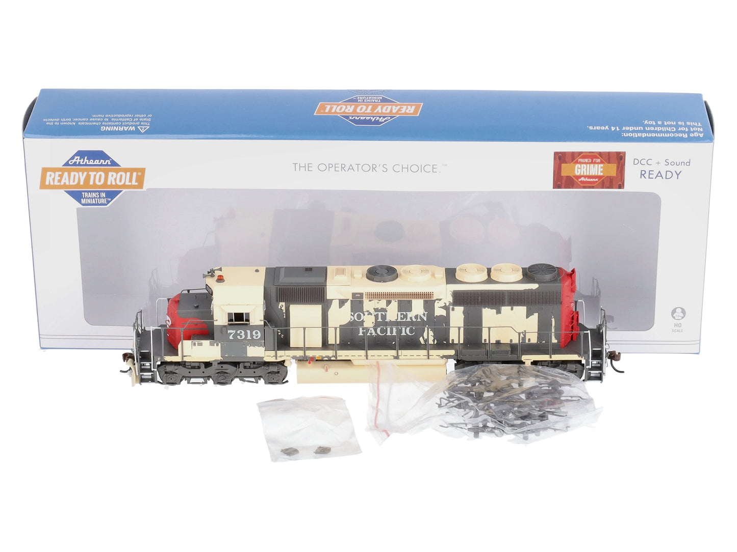 Athearn 86729 HO Southern Pacific/Desert Storm RTR SD40R Diesel Locomotive #7319