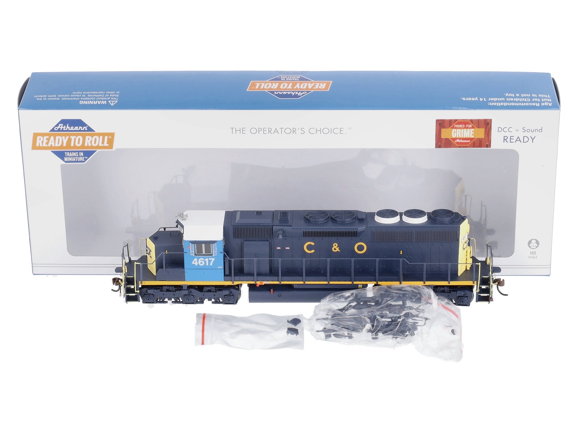 Athearn 86731 HO CSX/Ex-Chesapeake & Ohio RTR SD40 Diesel Locomotive #4617