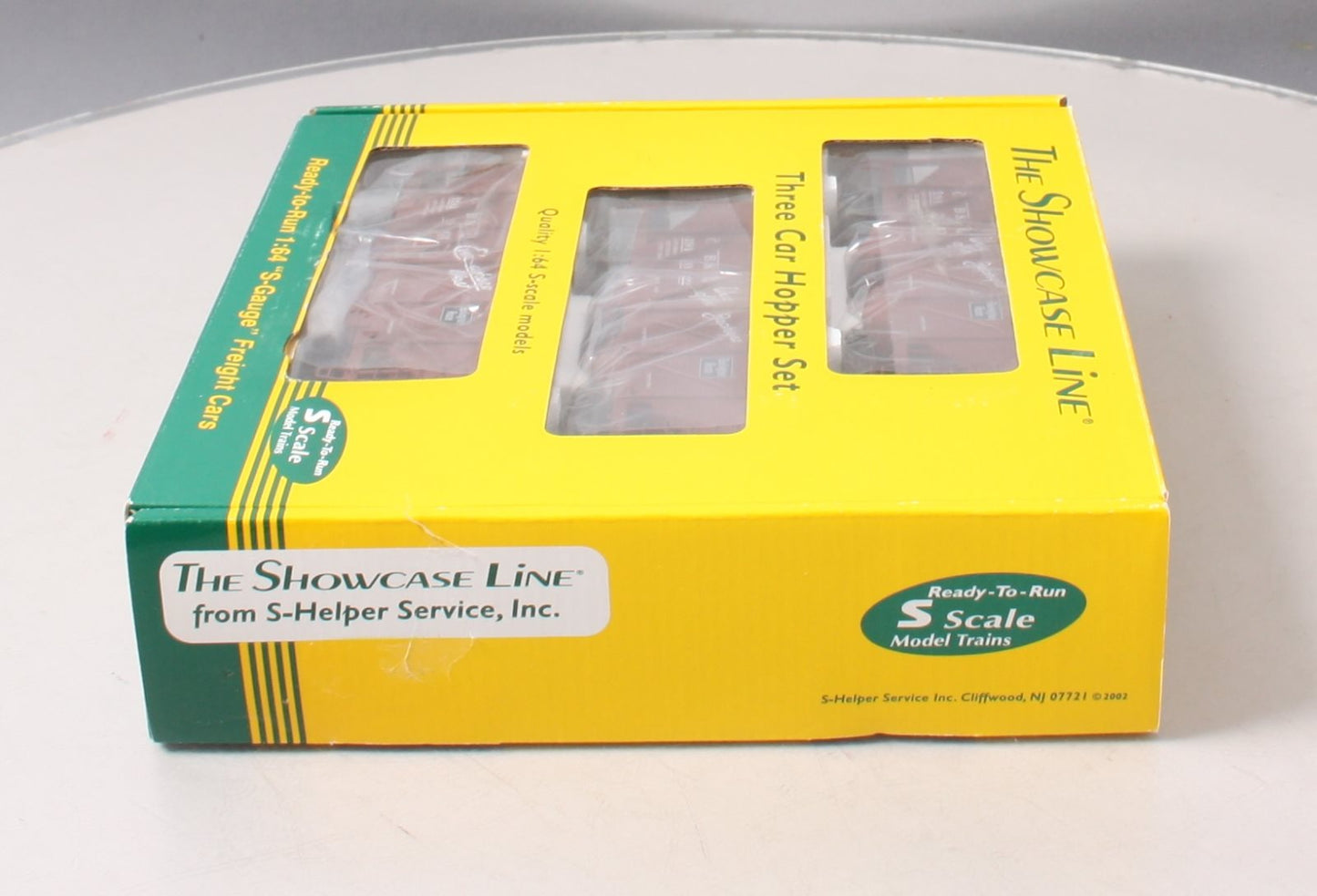 S-Helper Service 00768 S CB&Q 2-Bay Open Hopper 3 Car Set LN/Box