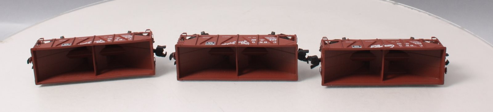 S-Helper Service 00768 S CB&Q 2-Bay Open Hopper 3 Car Set LN/Box